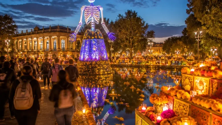 Celebraciones de Día de Muertos cobran fuerza en Guadalajara con altares y parque temático