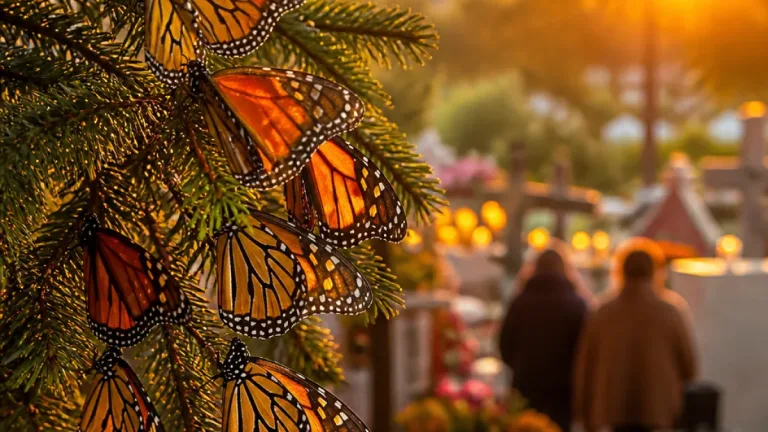 La mariposa monarca y el Día de Muertos: cómo comunidades indígenas enlazan la migración con las almas